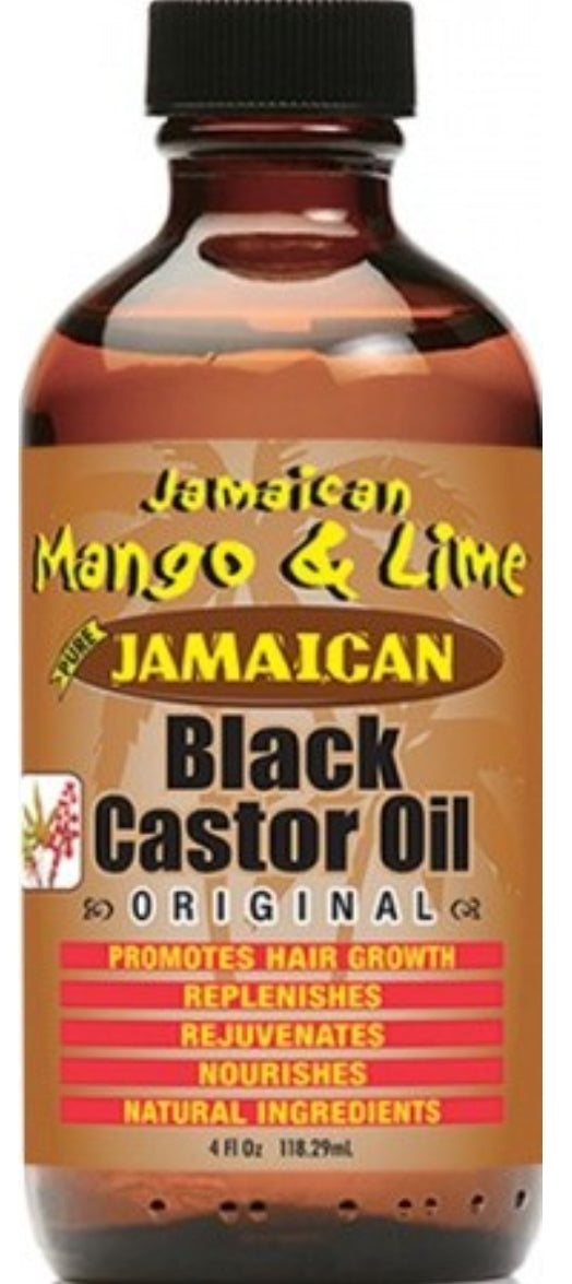 Jamaican Mango & Lime - Black Castor Oil - Original 4 oz.